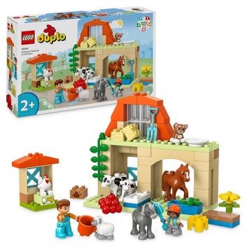 KLOCKI LEGO DUPLO FARMA ZWIERZĘTA GOSPODARSKIE PREZENT DLA 2,3,4 LATKA