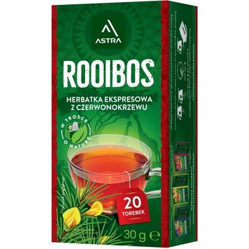 ROOIBOS HERBATA EKSPERSOWA Z CZARNOKRZEWU 20 TOREBEK