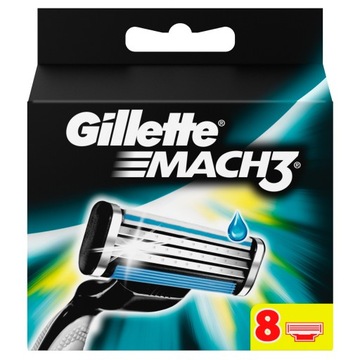 Wkłady do maszynek Gillette Mach3 Gillette A'8