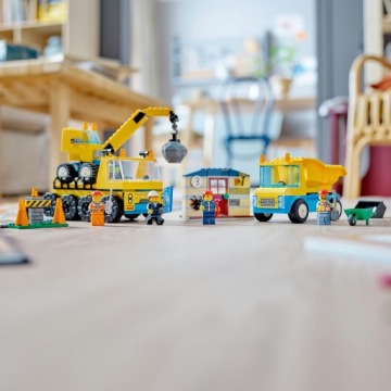 LEGO City Грузовик и кран Строительная площадка Автодом 60391 4+ Легко