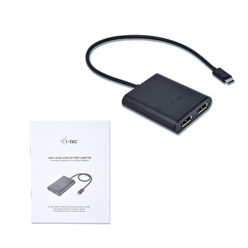 РОЗЕТКА I-TEC USB-C — DisplayPort x2 C31DUAL4KDP