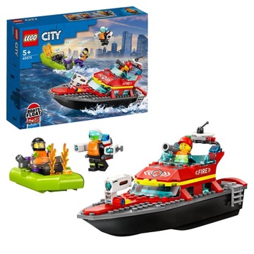 LEGO City 60373 Пожарный катер