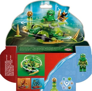 LEGO NINJAGO LLOYD'S DRAGON POWER SPINJITZU ROTATION 717