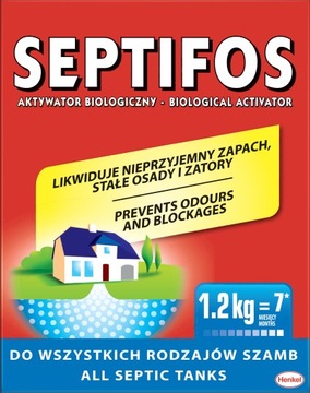 Подготовка Septifos к септикам 1,2 кг