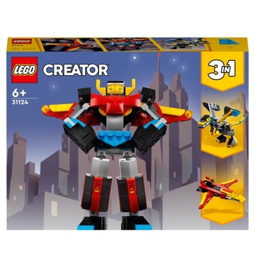 LEGO CREATOR Супер РОБОТ Трансформеры 3 в 1 SMOK Jet 159 Klocki 6+