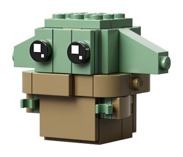 LEGO BrickHeadz 75317 Мандалорский малыш Малыш Йода Новые Звездные войны