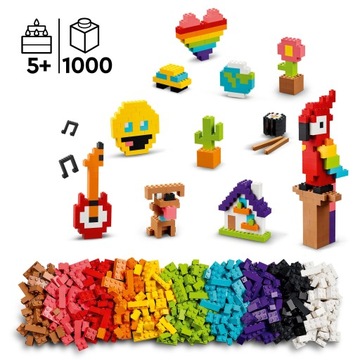 Классические кубики LEGO 11030 Стопка кубиков LEGO 11030