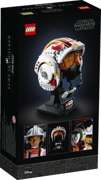LEGO Star Wars 75327 Шлем Люка Скайуокера — красный Five Star Wars