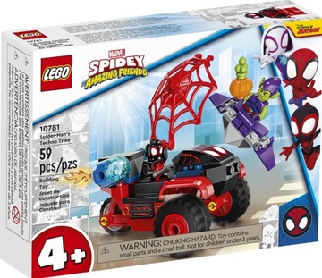 LEGO Super Heroes 10781 Technotrójkołowiec Spider-Mana