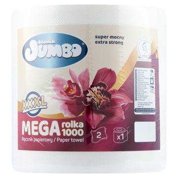 Ręcznik papierowy Słonik Jumbo MEGA XXXL 1000listk