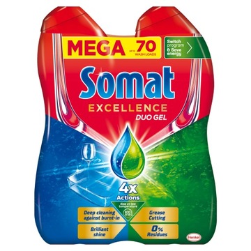 Гель Somat Excellence Duo 2x630мл