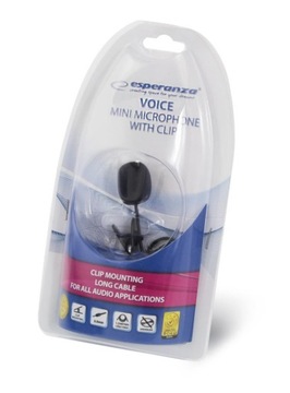 ПРИВЯЗНОЙ МИКРОФОН С МИНИ-ГНЕЗМОМ 3,5 ММ VOICE CLIP