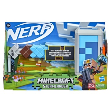 Nerf Minecraft Stormlander, молот для стрельбы дротиками