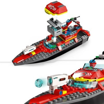 LEGO City 60373 Пожарный катер