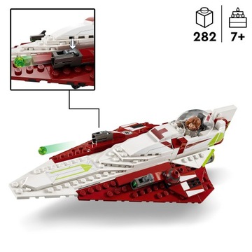 LEGO Star Wars 75333 Истребитель-джедай Оби-Вана Кеноби 282 кубика 7+