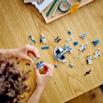 Боевой набор LEGO с 332-м отрядом клонов Асоки (75359) + сумка + каталог