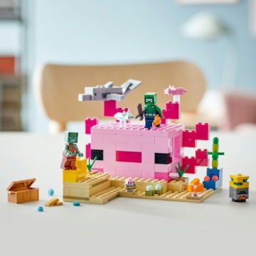 LEGO Minecraft - Дом Аксолотля (21247) + Сумка + Каталог LEGO 2024