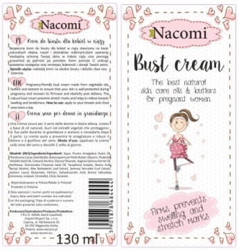 NACOMI УКРЕПЛЯЮЩИЙ КРЕМ ДЛЯ УХОДА ЗА ГРУДИ