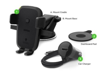 Беспроводной автомобильный держатель iOttie Easy One Touch 4 QI