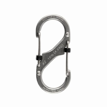 Nite Ize S-Biner #2 SlideLock Steel LSB2-11-R3