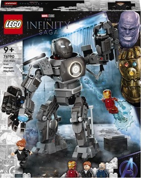 LEGO Super Heroes 76190 Zadyma z Iron Mongerem