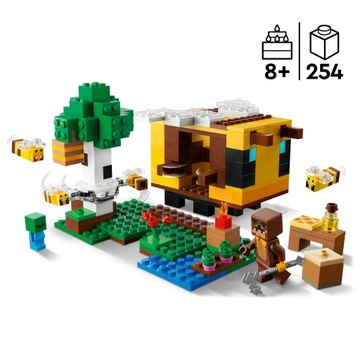 LEGO MINECRAFT #21241 — Пчелиный улей + КАТАЛОГ LEGO 2024