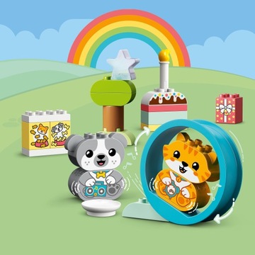 LEGO DUPLO 10977 Мой первый щенок и котенок со звуками