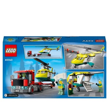 LEGO CITY 60343 TIR Спасательный вертолет Эвакуатор 5+