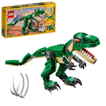 LEGO CREATOR 31058 POTĘŻNE DINOZAURY + LEGO TORBA PAPIEROWA MAŁA 6315786