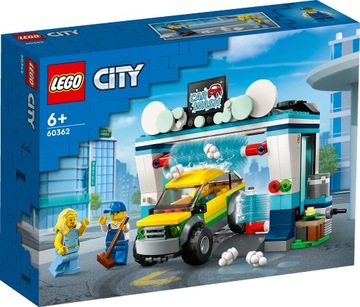LEGO City 60362 Auto Samochód Myjnia 2 Figurki