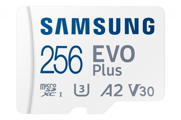 Karta micro SD SAMSUNG EVO Plus 256GB 130MB/s V30