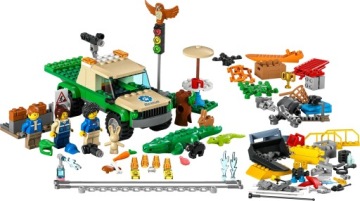 LEGO City 60353 Миссии по спасению животных Кролик Сова Крокодил Плюшевый мишка Джип НОВИНКА!