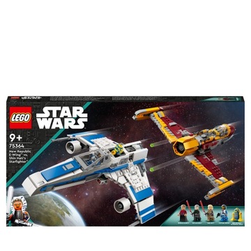 LEGO StarWars 75364 Nowa Republika Myśliwiec e-wing vs. Myśliwiec Shin Hati