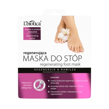 L'BIOTICA Regenerująca maska do stóp - 32 ml