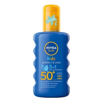 NIVEA SUN Nawilżający spray ochronny na słońce dla dzieci KIDS SPF 50 200ml