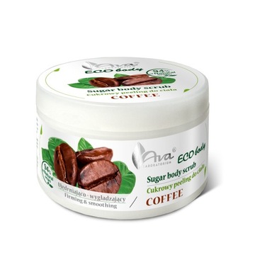 AVA ECO BODY PEELING CUKROWY DO CIAŁA KAWA 250 ML