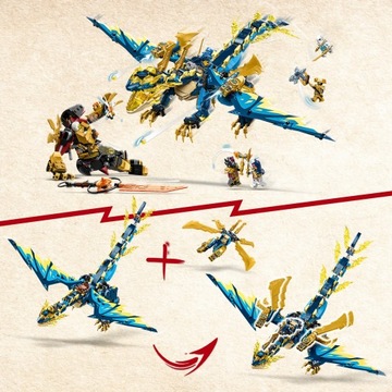 LEGO NINJAGO 71796 Дракон стихий против Императрицы роботов — 717961