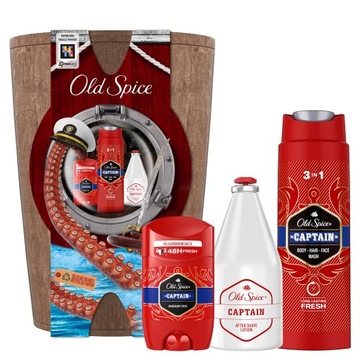 Zestaw podarunkowy Old Spice Barrel dezodorant, żel, woda po goleni