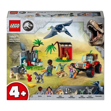 LEGO JURASSIC 76963 ЦЕНТР СПАСЕНИЯ ДЕТЕНЬКИ ДИНОЗАВРОВ