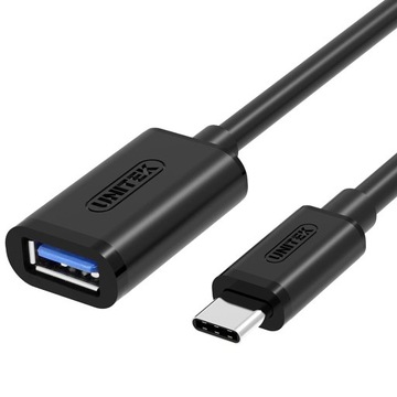 АДАПТЕР UNITEK USB TYPE-C - USB A, M/F, 0,15M