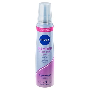 NIVEA мусс для волос Diamond Gloss 150 мл