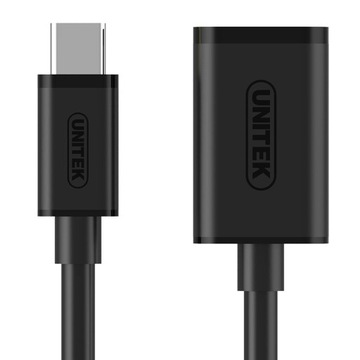 АДАПТЕР UNITEK USB TYPE-C - USB A, M/F, 0,15M