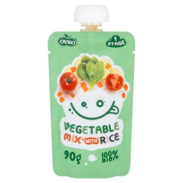 Danie *Brokuł-Ziemniak* po 6 mies. BIO 90g - OVKO