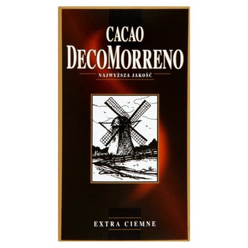 Kakao o obniżonej zawartości tłuszczu ekstra ciemne DecoMorreno 150 g