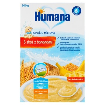 Humana kaszka mleczna 5 zbóż