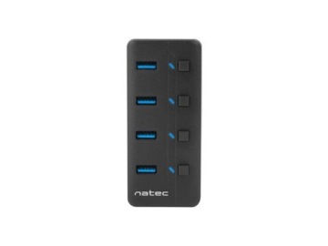 Концентратор NATEC Mantis 2 NHU-1557 (4x USB 3.0; черный)