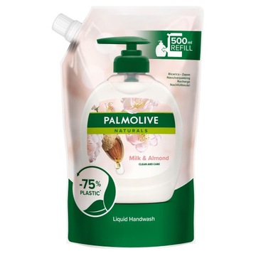Palmolive Mydło w płynie Milk & Almond 500ml zapas