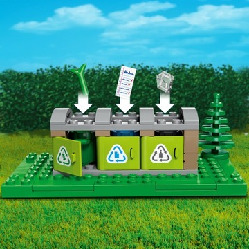 LEGO CITY 60386 Грузовик для переработки мусора — мусоровоз