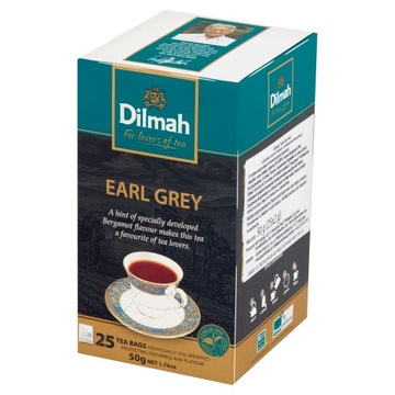 12x чай Dilmah Earl Grey с бергамотом, 25 конвертов