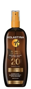 KOLASTYNA odżywczy olejek do opalania, 20 SPF, 150 ml